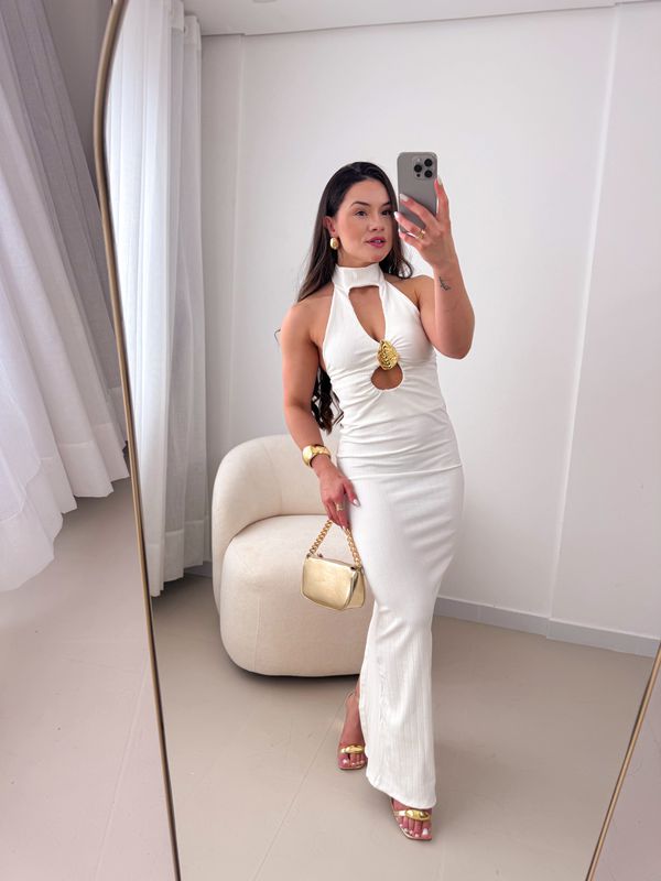 Vestido Sandra Branco