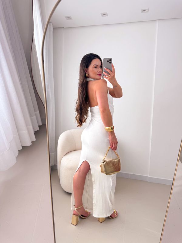 Vestido Sandra Branco