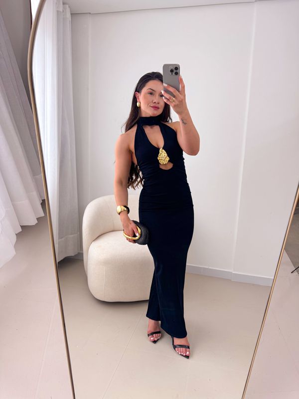 Vestido Sandra Preto