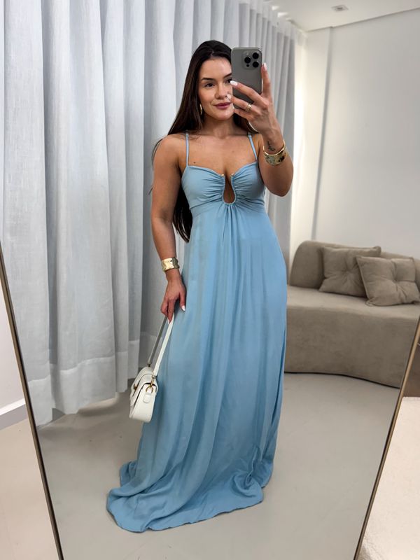 Vestido Gabriela Azul
