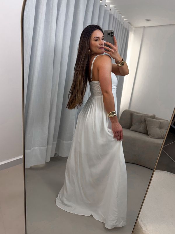Vestido Gabriela Branco