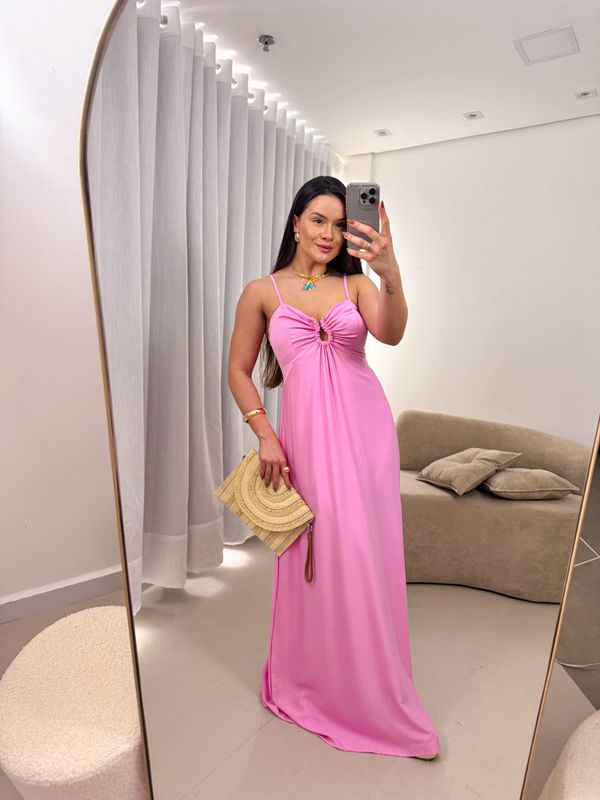 Vestido Gabriela Rosa