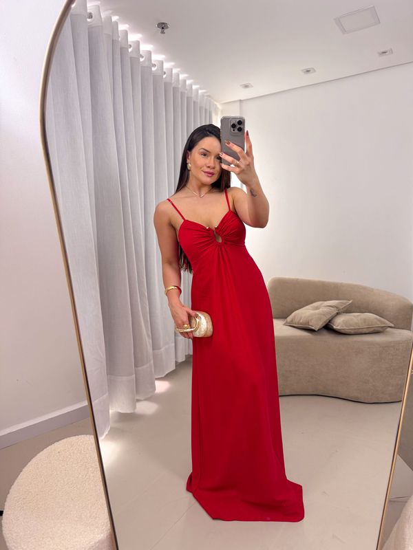 Vestido Gabriela Vermelha