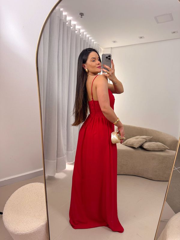 Vestido Gabriela Vermelha