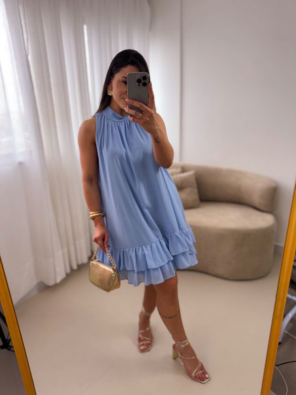 Vestido Helena Azul
