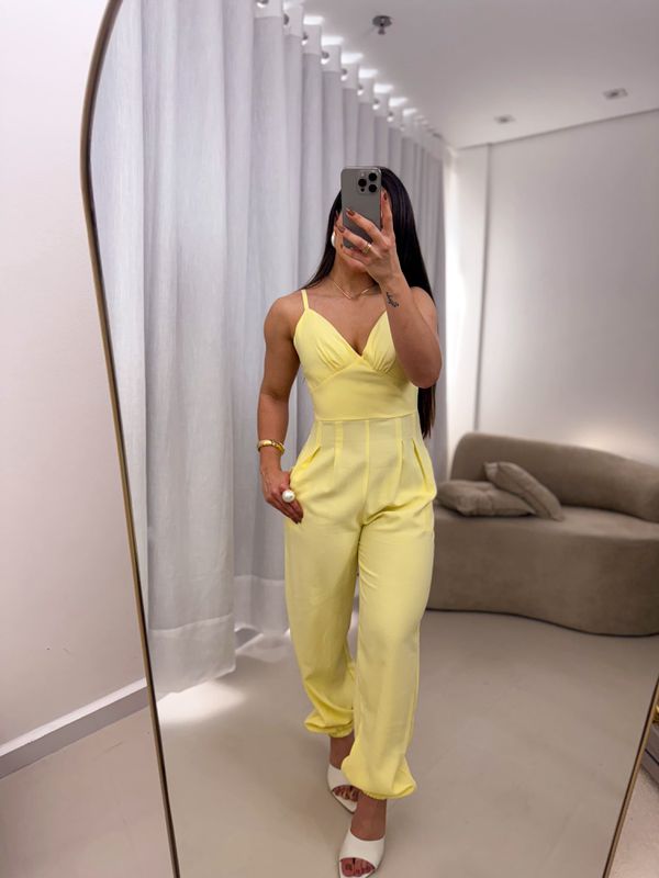 Macacão Débora Amarelo