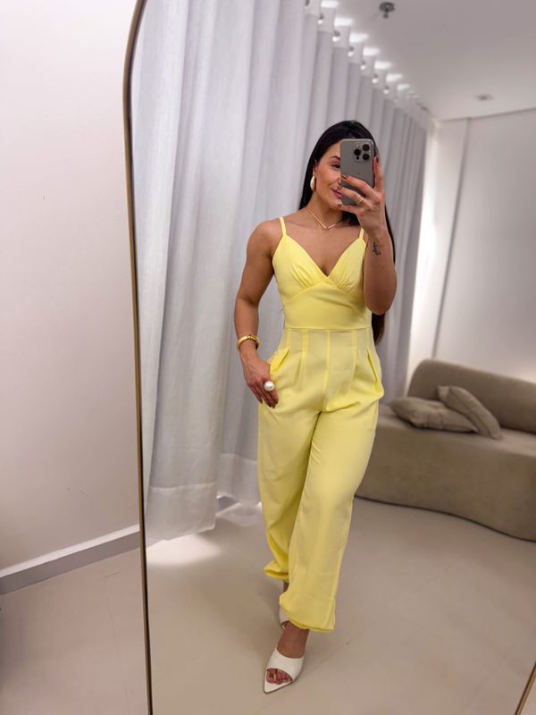 Macacão Débora Amarelo