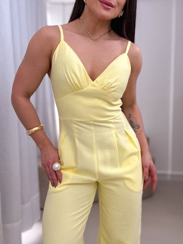 Macacão Débora Amarelo