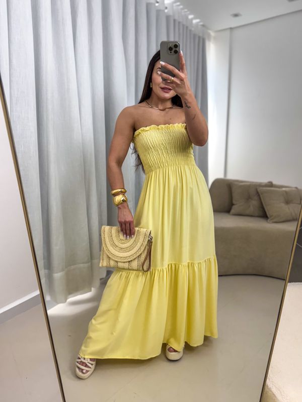 Vestido Jade Amarelo