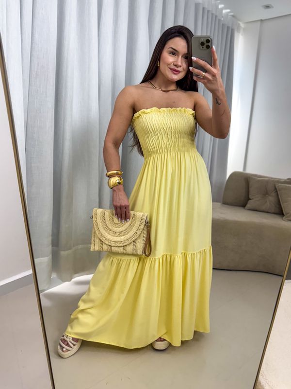 Vestido Jade Amarelo