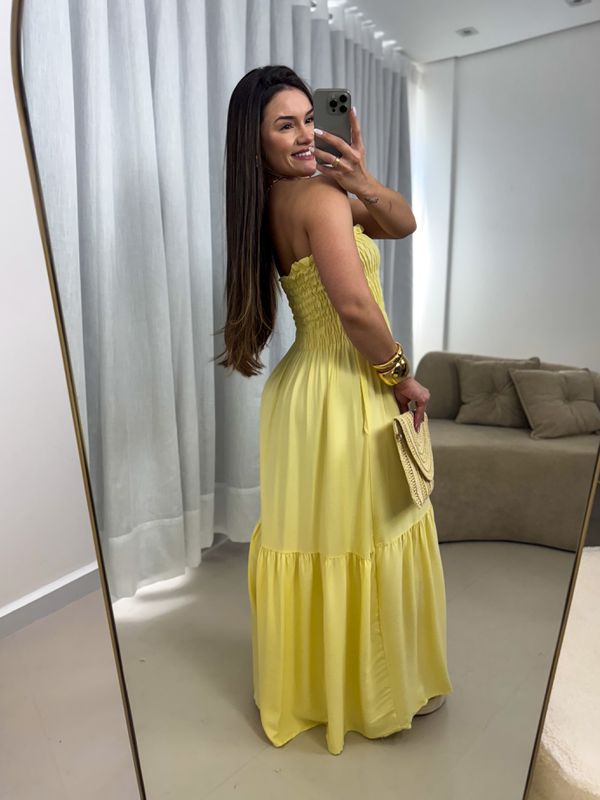 Vestido Jade Amarelo