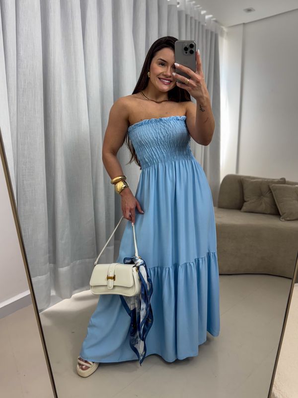 Vestido Jade Azul