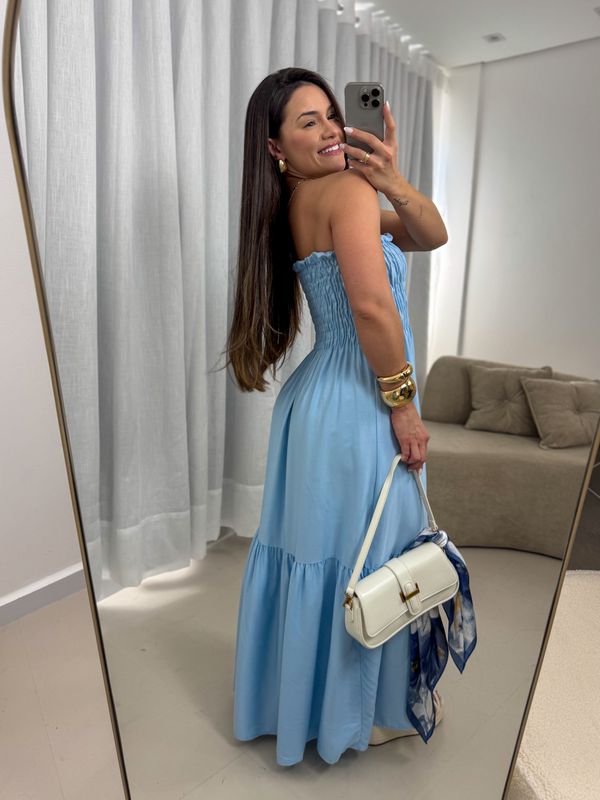 Vestido Jade Azul