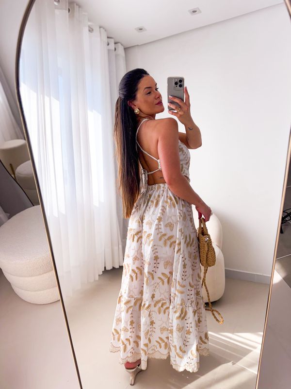 Vestido Joana Fundo Off White