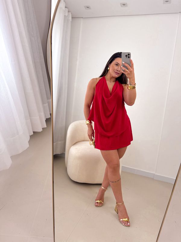 Conjunto Lauren Vermelho