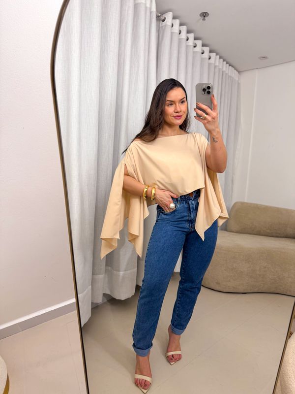 Blusa Maria Flor Nude