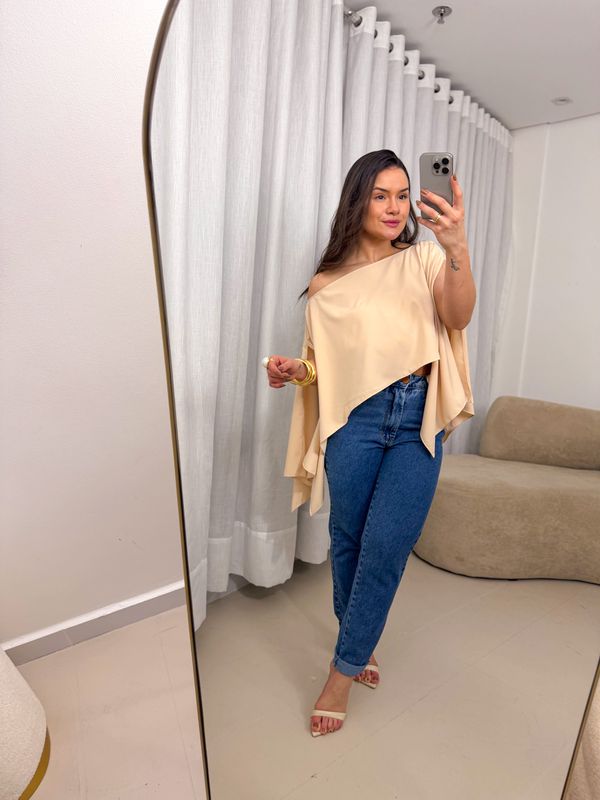 Blusa Maria Flor Nude