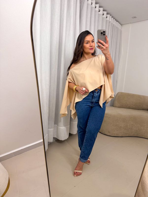 Blusa Maria Flor Nude