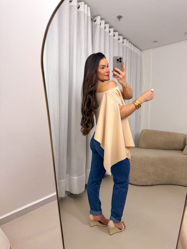 Blusa Maria Flor Nude