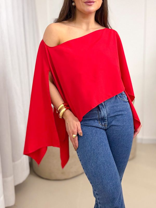Blusa Maria Flor Vermelho