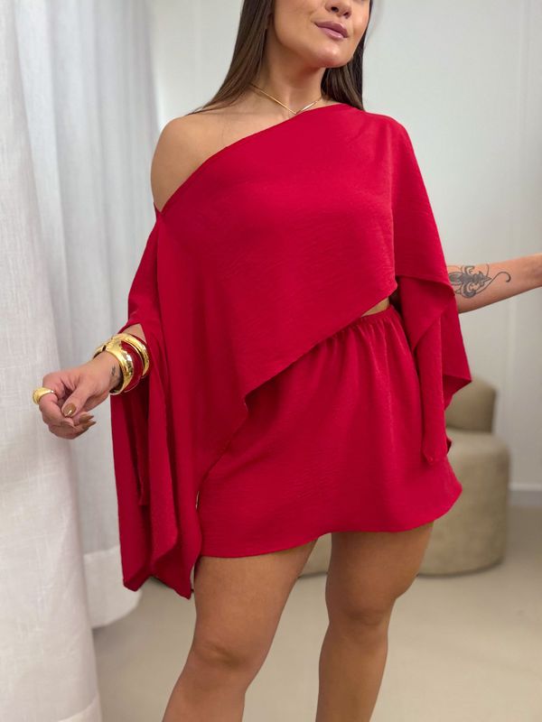 Conjunto Micaela Vermelho