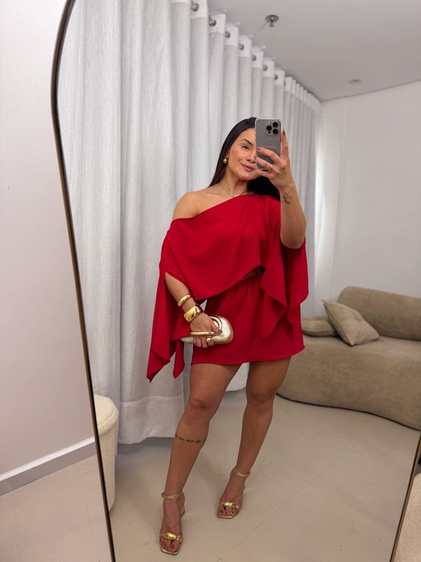 Conjunto Micaela Vermelho