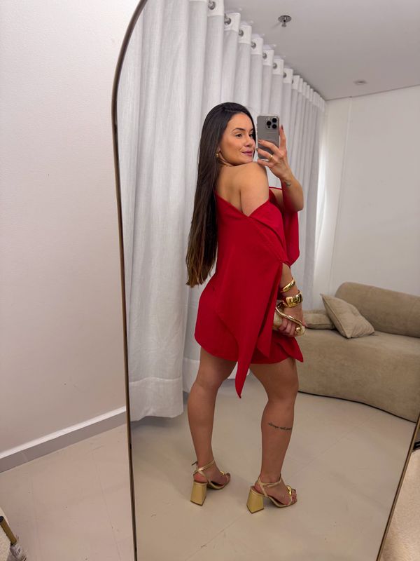 Conjunto Micaela Vermelho