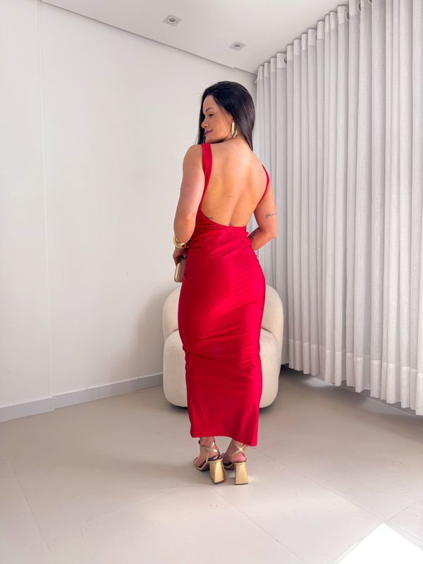 Vestido Morgana Vermelho