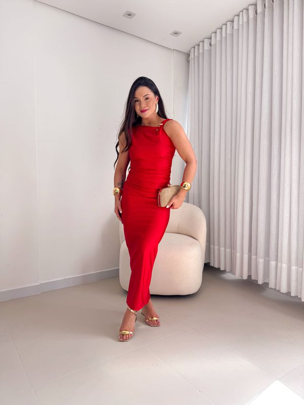 Vestido Morgana Vermelho