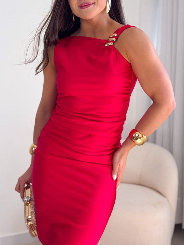 Vestido Morgana Vermelho