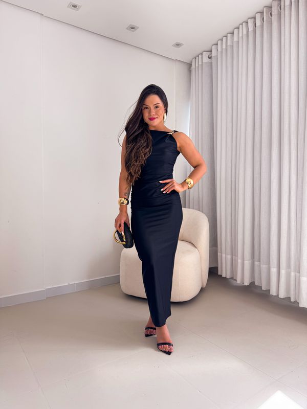 Vestido Morgana Preto