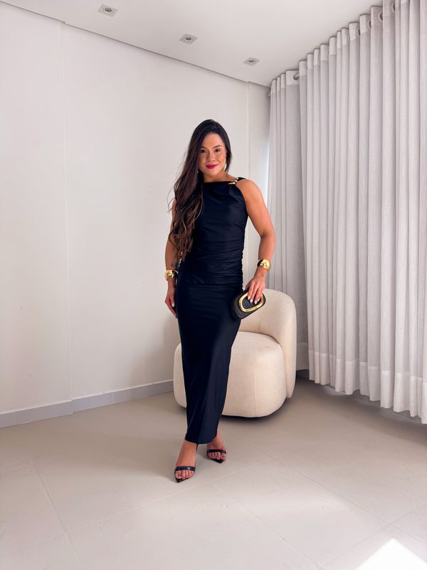 Vestido Morgana Preto