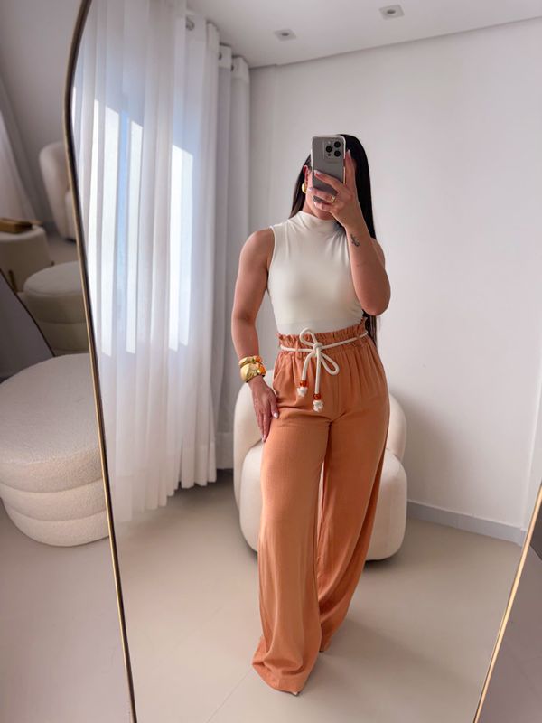 Pantalona Linho Carol Salmão