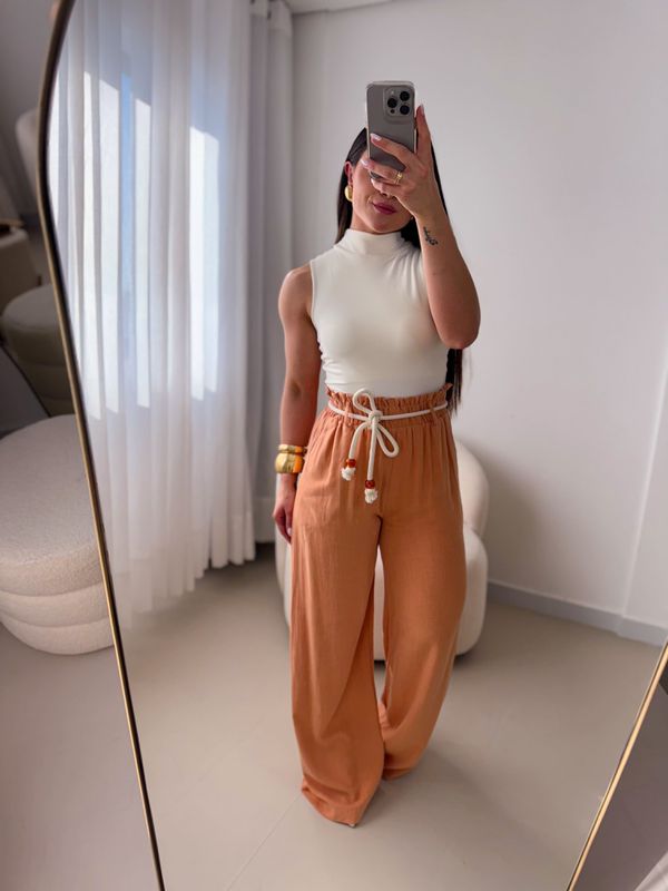 Pantalona Linho Carol Salmão
