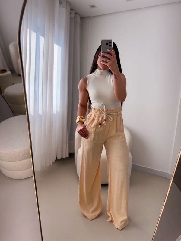 Pantalona Linho Carol Pessêgo