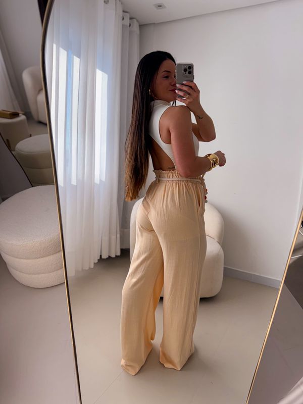 Pantalona Linho Carol Pessêgo