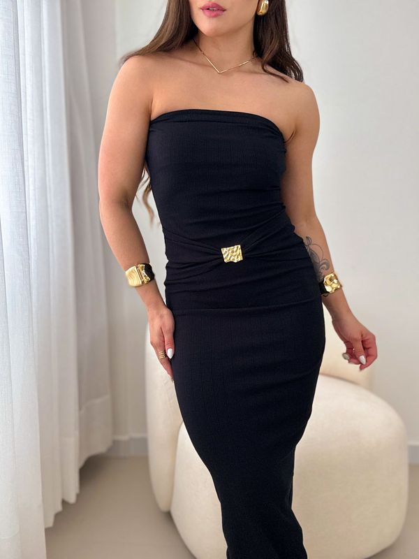 Vestido Francine Preto