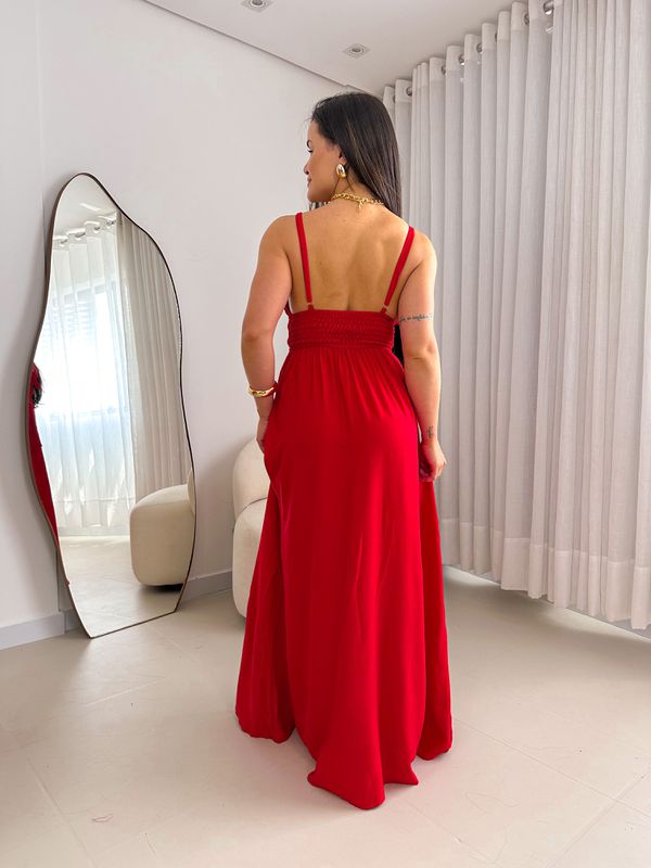 Vestido Sintia Vermelho