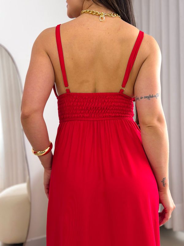 Vestido Sintia Vermelho