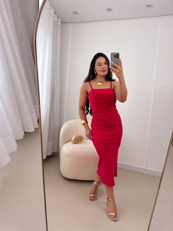 Vestido Suelen Vermelho