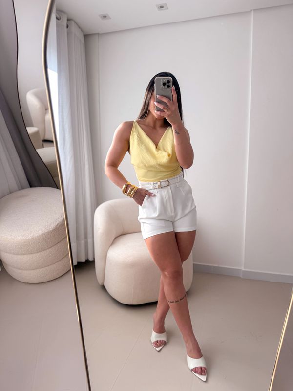 Blusa Alcinha Suzi Amarelo