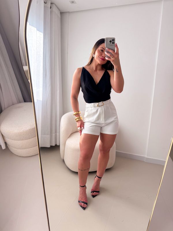 Short Alfaiataria Laís Branco