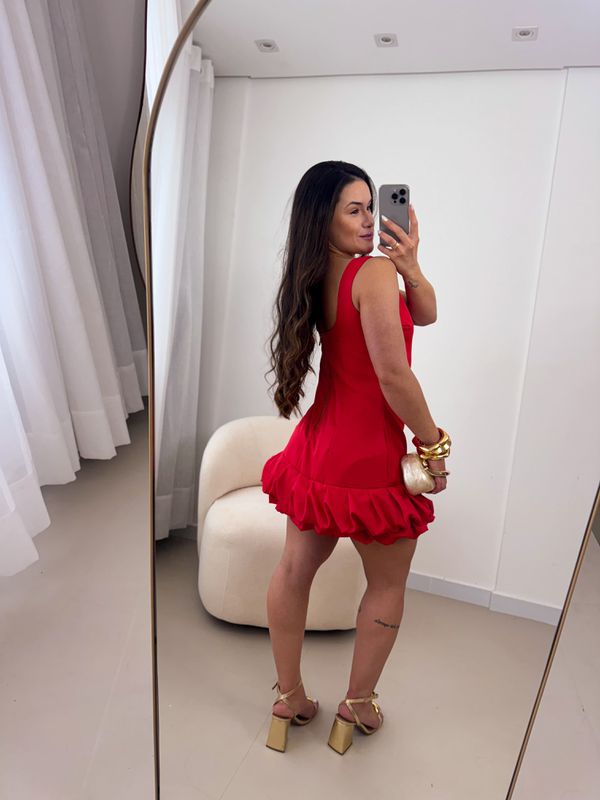 Vestido Virgínia Vermelho