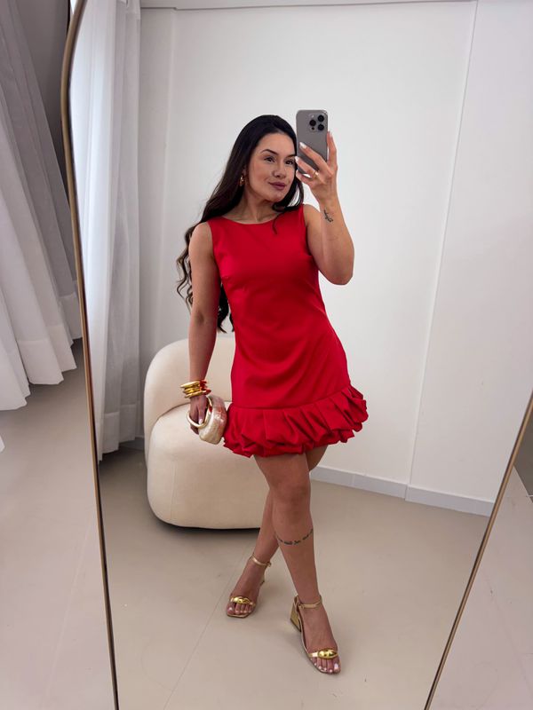 Vestido Virgínia Vermelho