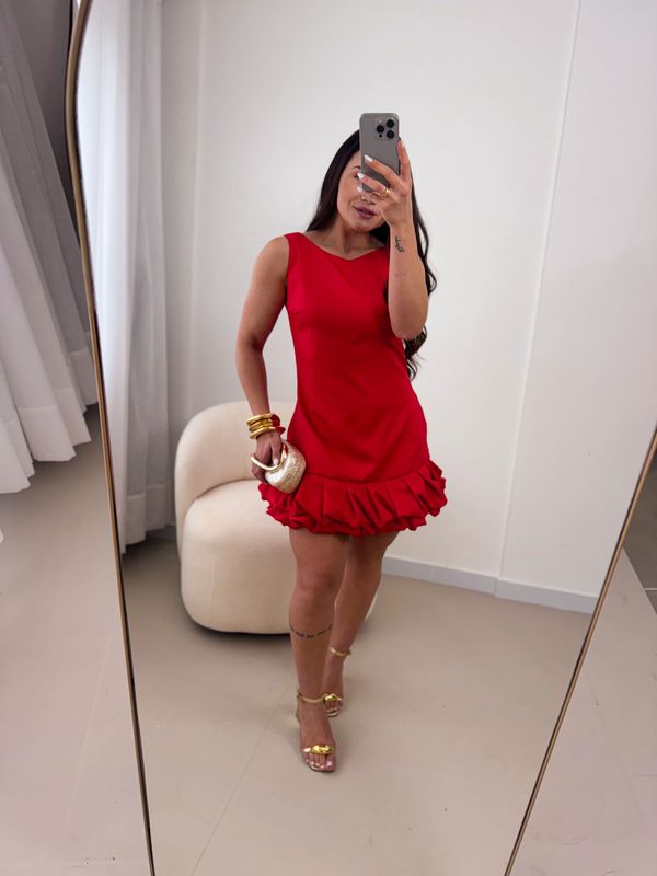 Vestido Virgínia Vermelho