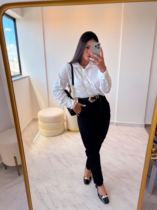 Calça alfaiataria Pietra Preto