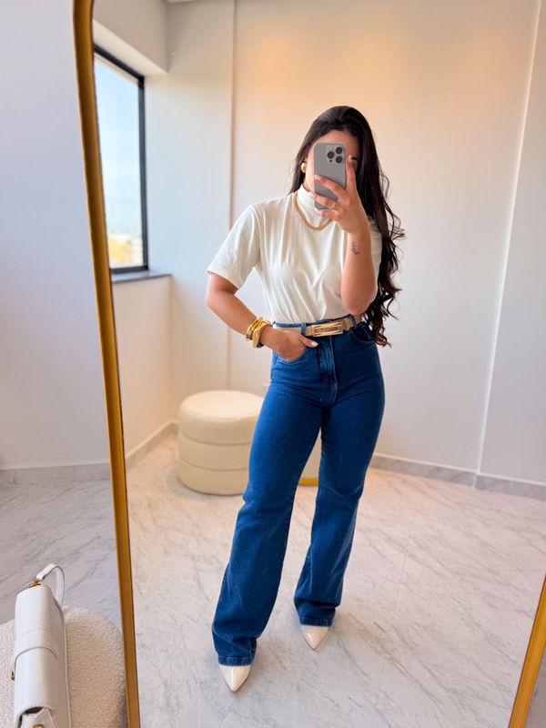 Camiseta Tanise Off White