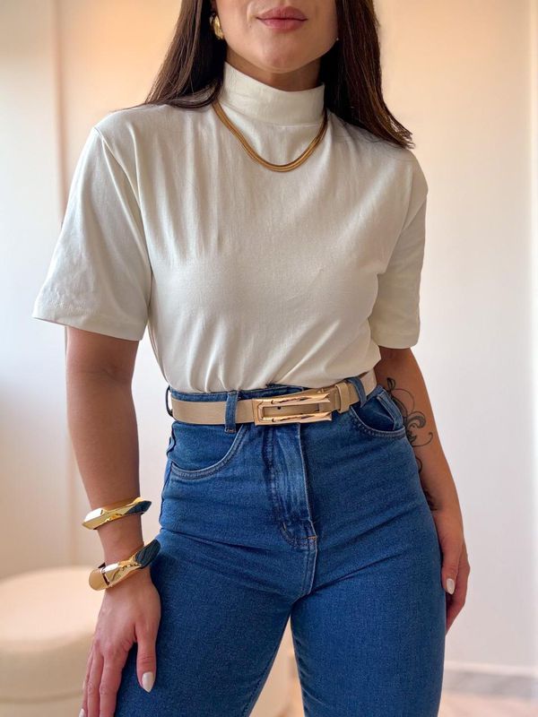 Camiseta Tanise Off White