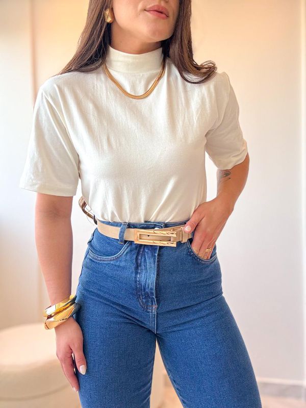 Camiseta Tanise Off White