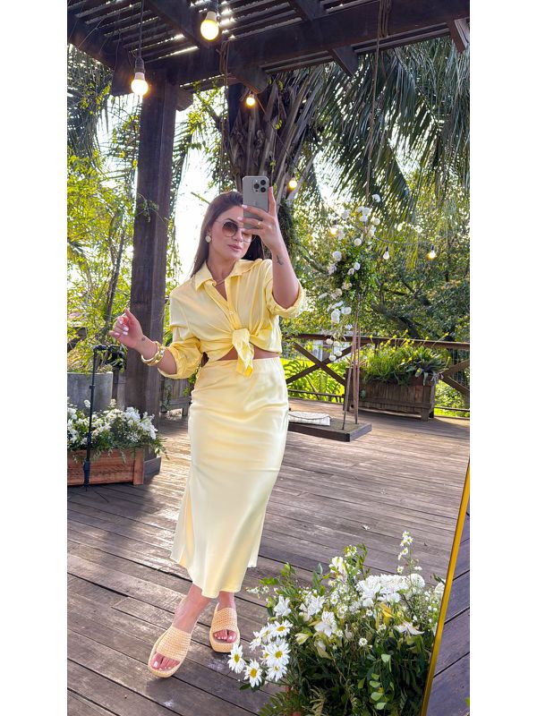 Camisa Érica Amarelo